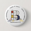Recherche de lettres m b badges Pour elle