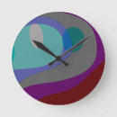 Recherche de art abstrait horloges Violet