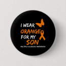 Recherche de ruban orange badges Pour