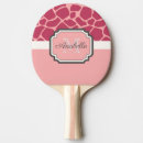 Recherche de girafe raquettes ping pong Rose