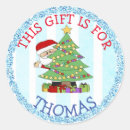 Recherche de arbre de noël bleu autocollants Dessin