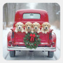 Recherche de noël antique autocollants Hiver