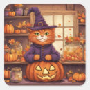 Recherche de chat halloween autocollants Toute personne
