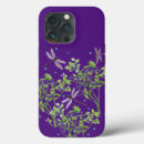 Recherche de motif de plante iphone coques Violet