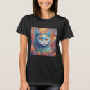 Recherche de chat coloré tshirts Avec