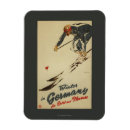 Recherche de skis magnets Vintage