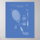 Recherche de raquette de tennis posters Vintage