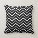 Recherche de zigzag gris coussins Noir et blanc