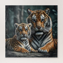 Recherche de tigres puzzles Photographie