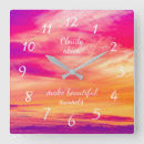 Recherche de soleil horloges Violet