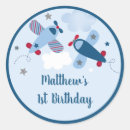 Recherche de avion rouge autocollants Haut et loin