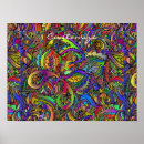 Recherche de papillon psychédélique posters Hippie