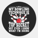Recherche de bowling drôle autocollants Bowling vert ohio
