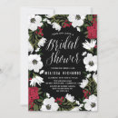 Recherche de nuptiale rouge de douche invitations Rustique