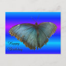 Recherche de papillon bleu morpho vœux cartes Pour tous