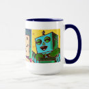 Recherche de robot mignon tasses Illustration