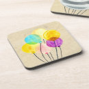 Recherche de ballon dessous de verres Aquarelle