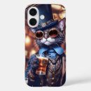 Recherche de chat de steampunk iphone coques Chapeau haut