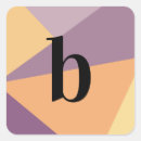 Recherche de monogrammes triangle autocollants Géométrique