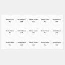 Recherche de flacons autocollants Élégant