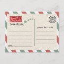 Recherche de lettre à père noël cartes postales Pour enfants