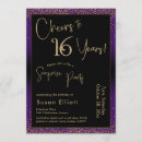 Recherche de glam 16ans anniversaire invitations Toute personne