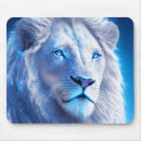 Recherche de lion blanc tapis souris Animaux