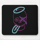 Recherche de rose fluorescent tapis souris Noir