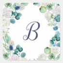 Recherche de floral monogrammed autocollants Mariés