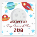 Recherche de voyage autour du monde autocollants 1er anniversaire