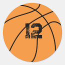Recherche de joueur de basket autocollants Anniversaire