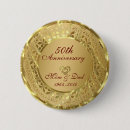 Recherche de anniversaire mariage badges Élégant