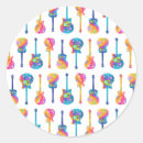 Recherche de guitare autocollants Acoustique
