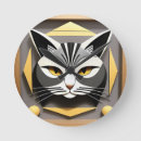 Recherche de chat abstrait art Illustration de chat