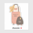 Recherche de valises autocollants Rose