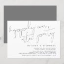 Recherche de gris foncé invitations Minimaliste