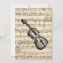 Recherche de de violon invitations Vintage