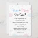 Recherche de nina invitations Revelación de genero