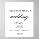 Recherche de mariage décorations Panneau d'accueil élégant
