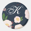 Recherche de grandes fleurs magnets Bleu