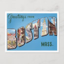Recherche de vintage boston cartes postales Usa