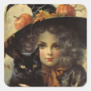 Recherche de femme chat autocollants Rétro