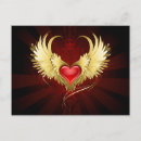 Recherche de ange doré cartes postales Coeur