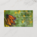 Recherche de papillon monarque cartes visite Fleurs