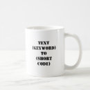 Recherche de divers tasses Texte