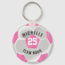 Recherche de ballon de football rose porteclés Soccer