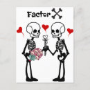 Recherche de valentines drôles cartes postales Squelettes