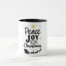 Recherche de père noël traîneau tasses Typographie