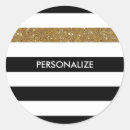 Recherche de rayures noires et blanches autocollants Moderne