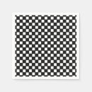 Recherche de damier noir blanc serviettes Parti